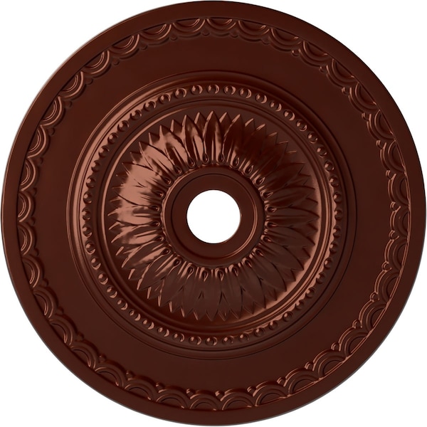 Ekena Millwork Sunflower Ceiling Medallion (Canopies up to 5 5/8"), 29 1/2"OD x 3 5/8"ID x 1 5/8"P, Antique Copper CM29SFACS - main